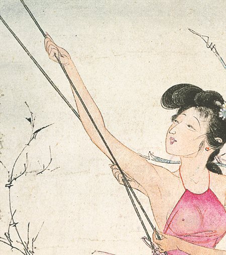 天津市-胡也佛的仕女画和最知名的金瓶梅秘戏图
